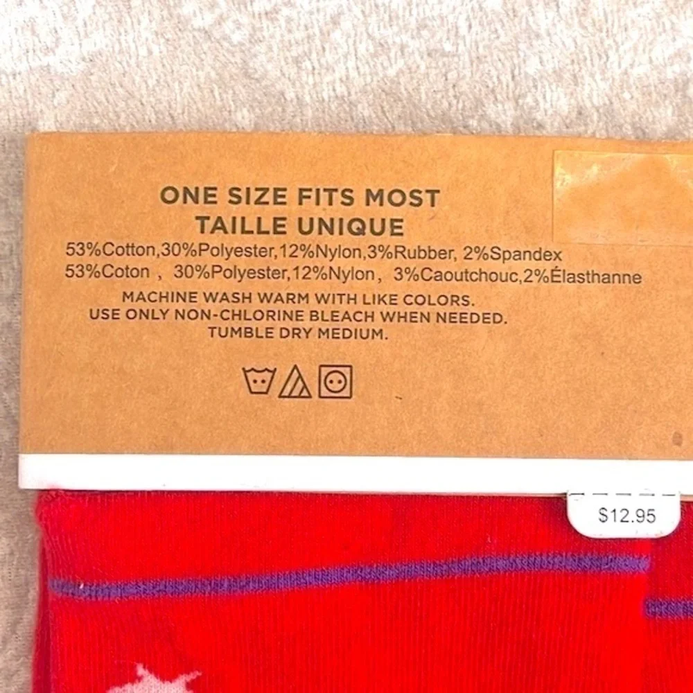 Brand New Set Toe of a Kind Crew Socks Feeling Lucky Card Player Sailor Mermaid